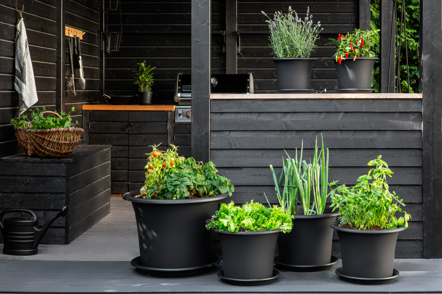 Ruukku Orthex Botanica 40cm musta