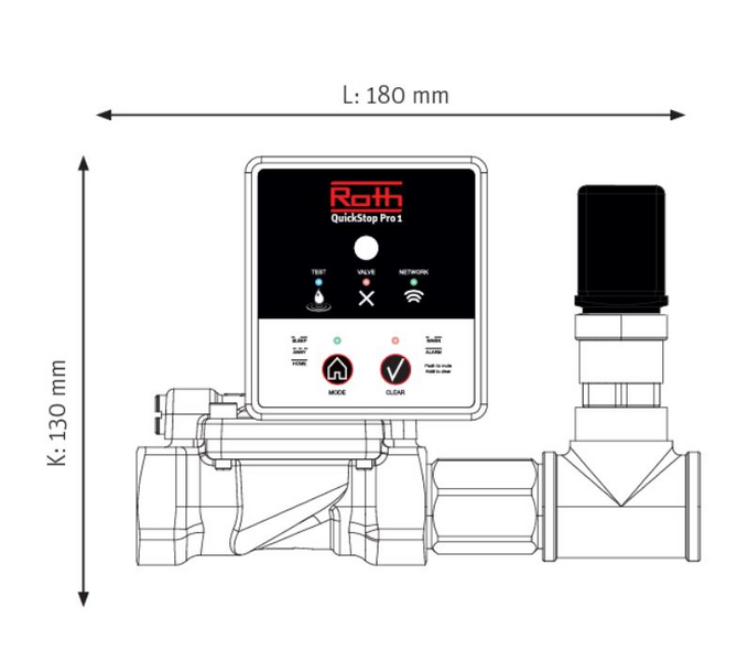 Vuotovahti Roth QuickStop Pro 1