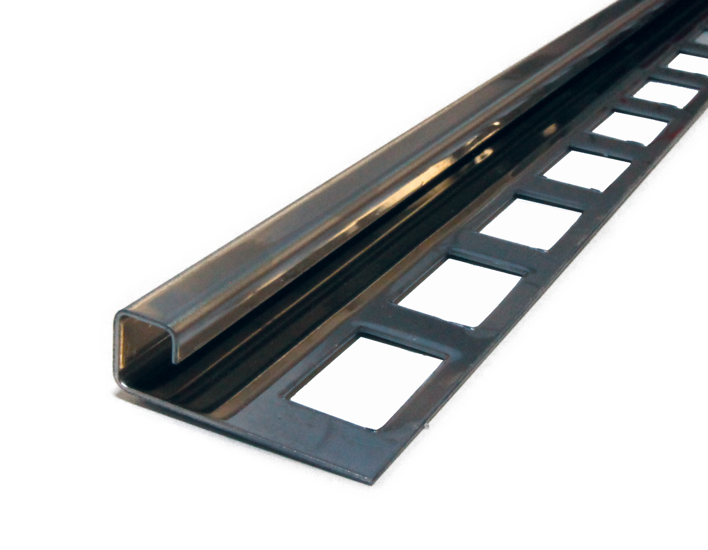 Laattalista 10mm ruostumaton teräs 2,5m neliö 6555