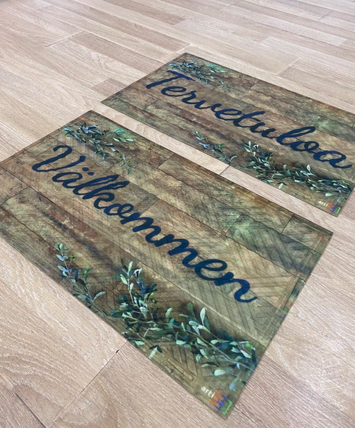 Kynnysmatto Välkommen 45x75cm