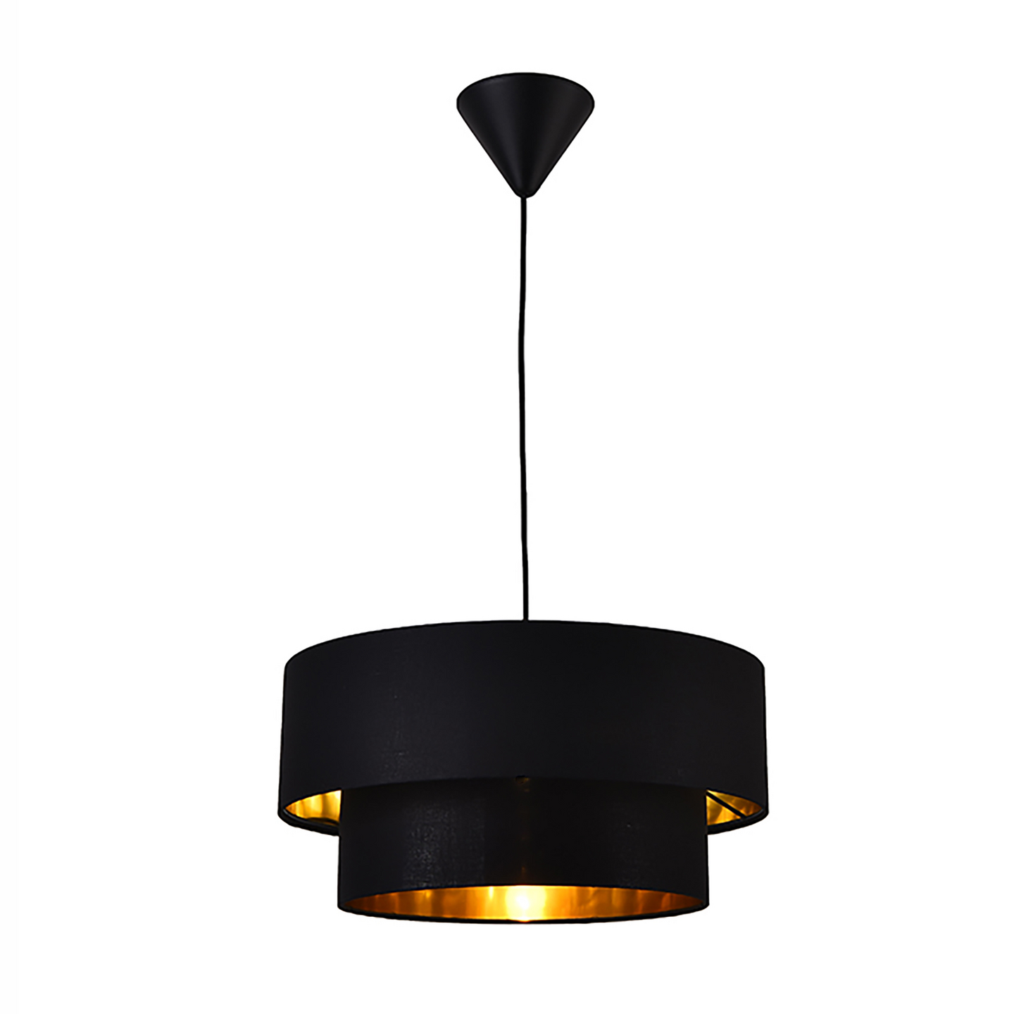 Riippuvalaisin FocusLight Dorothy E27 400mm max. 42W musta