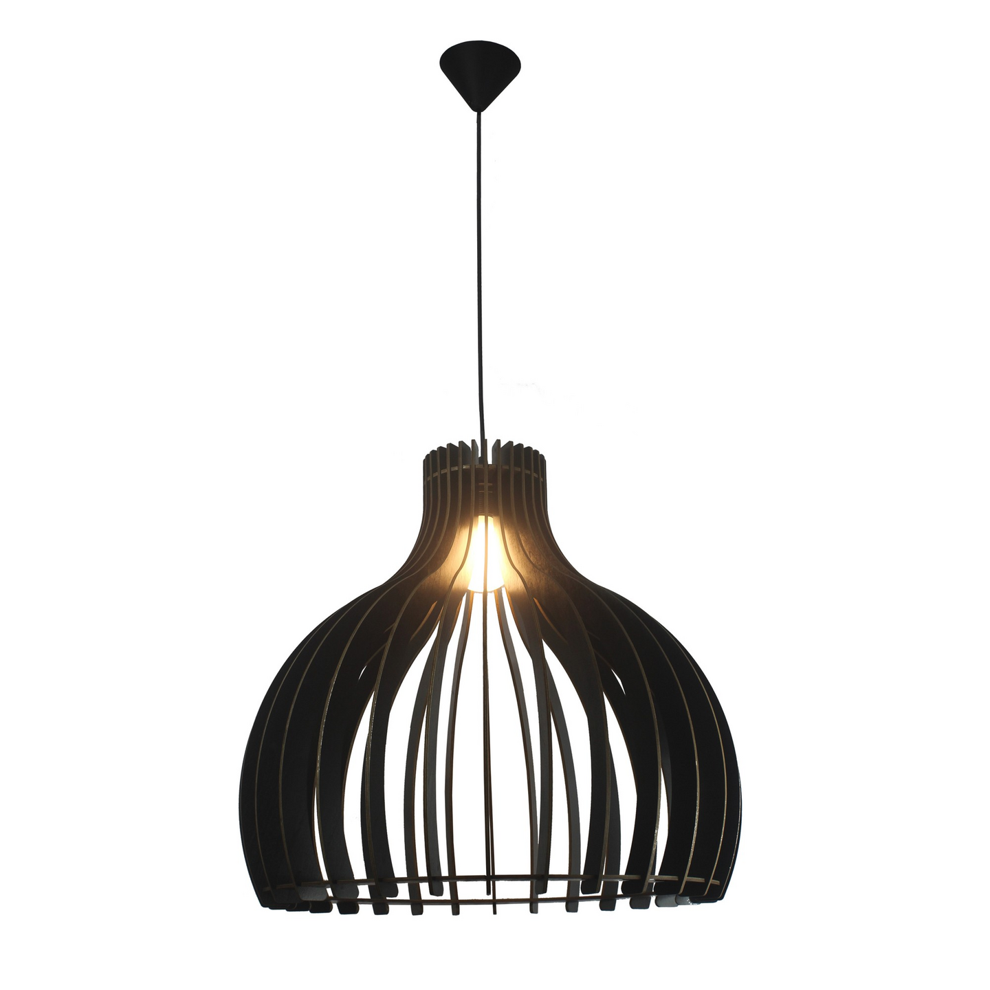 Riippuvalaisin Focuslight Orsa 560mm E27 maks.60W musta