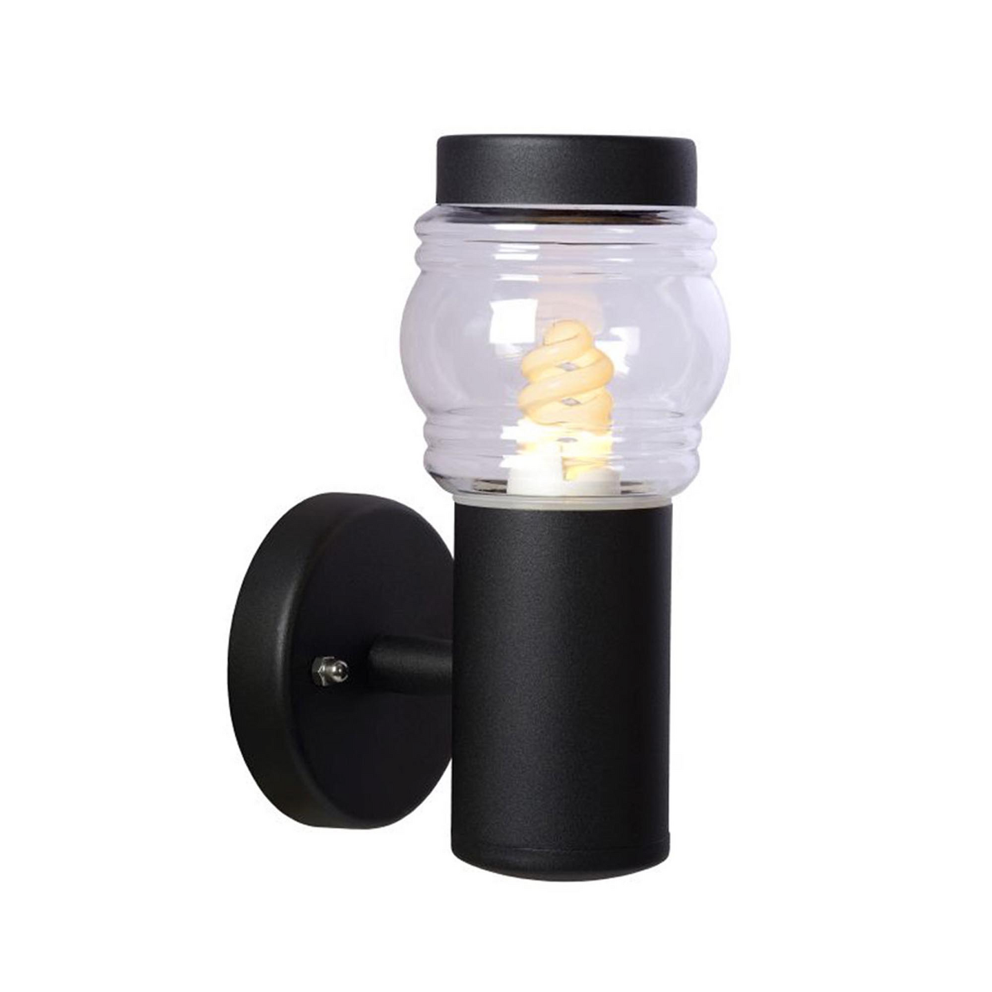 Ulkoseinävalaisin Lucide Mirane 90mm E14 max.11W musta