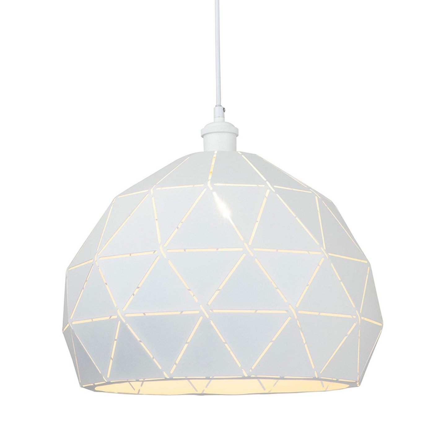 Riippuvalaisin FocusLight Otona 380mm E27 max. 60W valkoinen