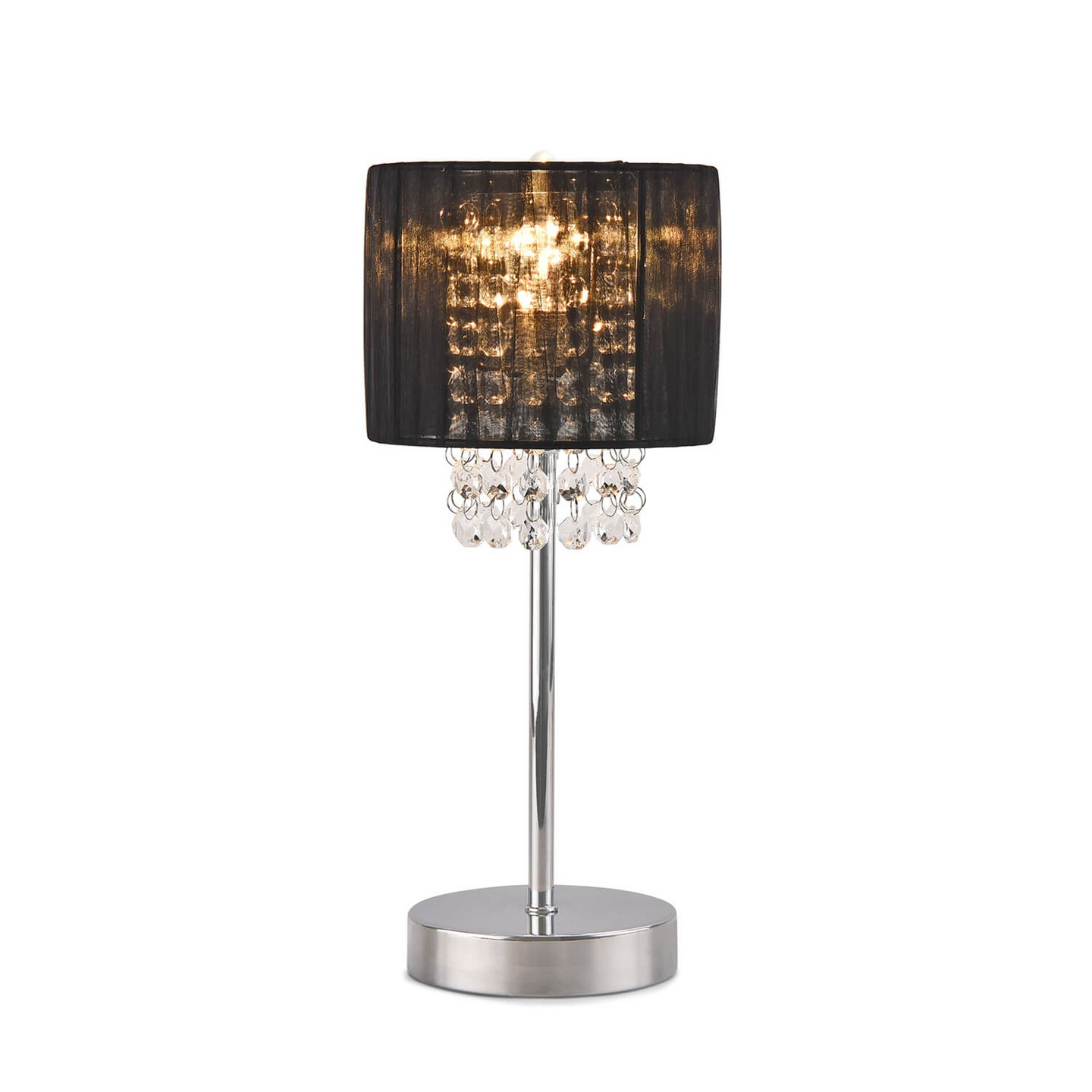 Pöytävalaisin Focuslight Maira 150 mm E14 maks.40 W musta kromi