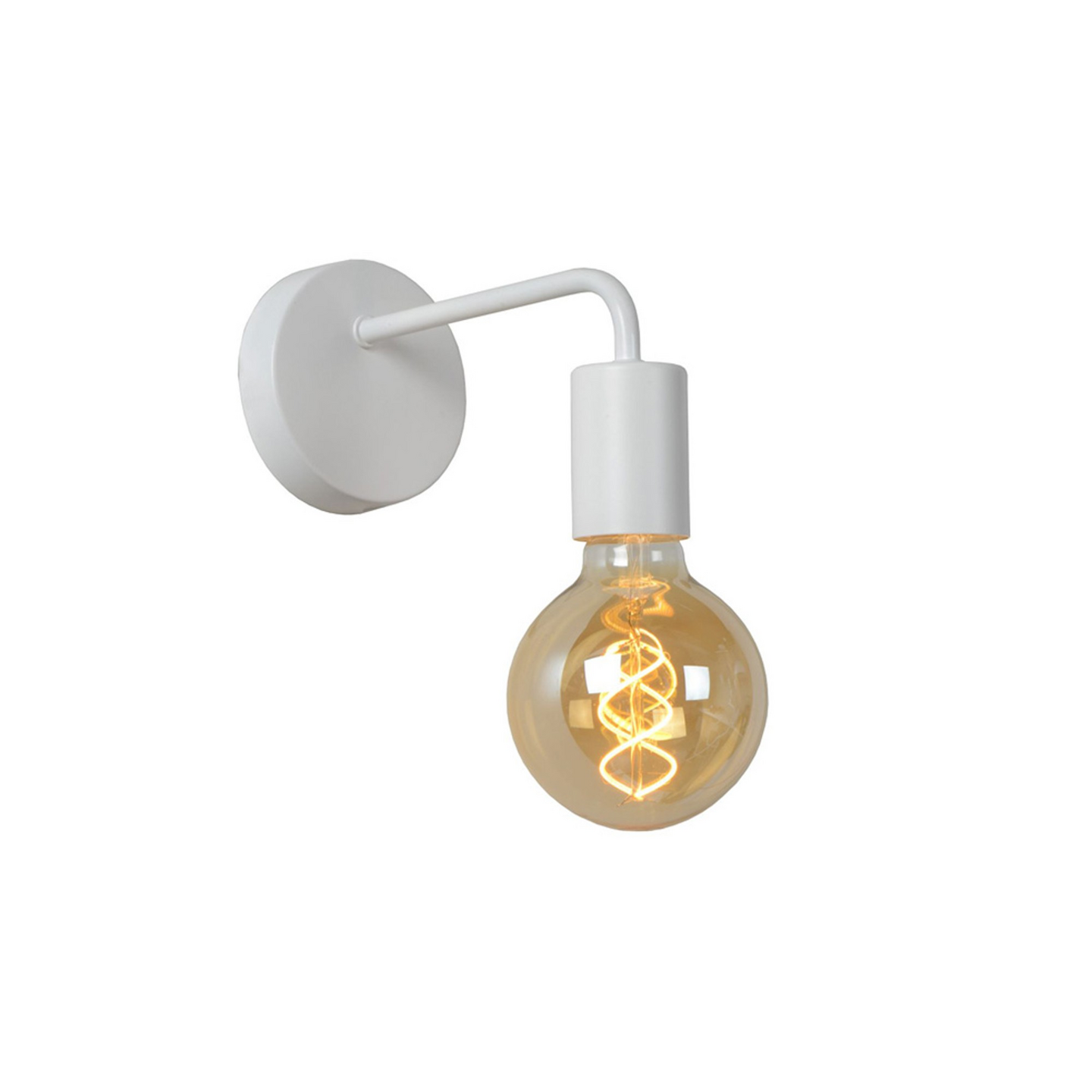 Seinävalaisin Lucide SCOTT E27 maks.40W valkoinen