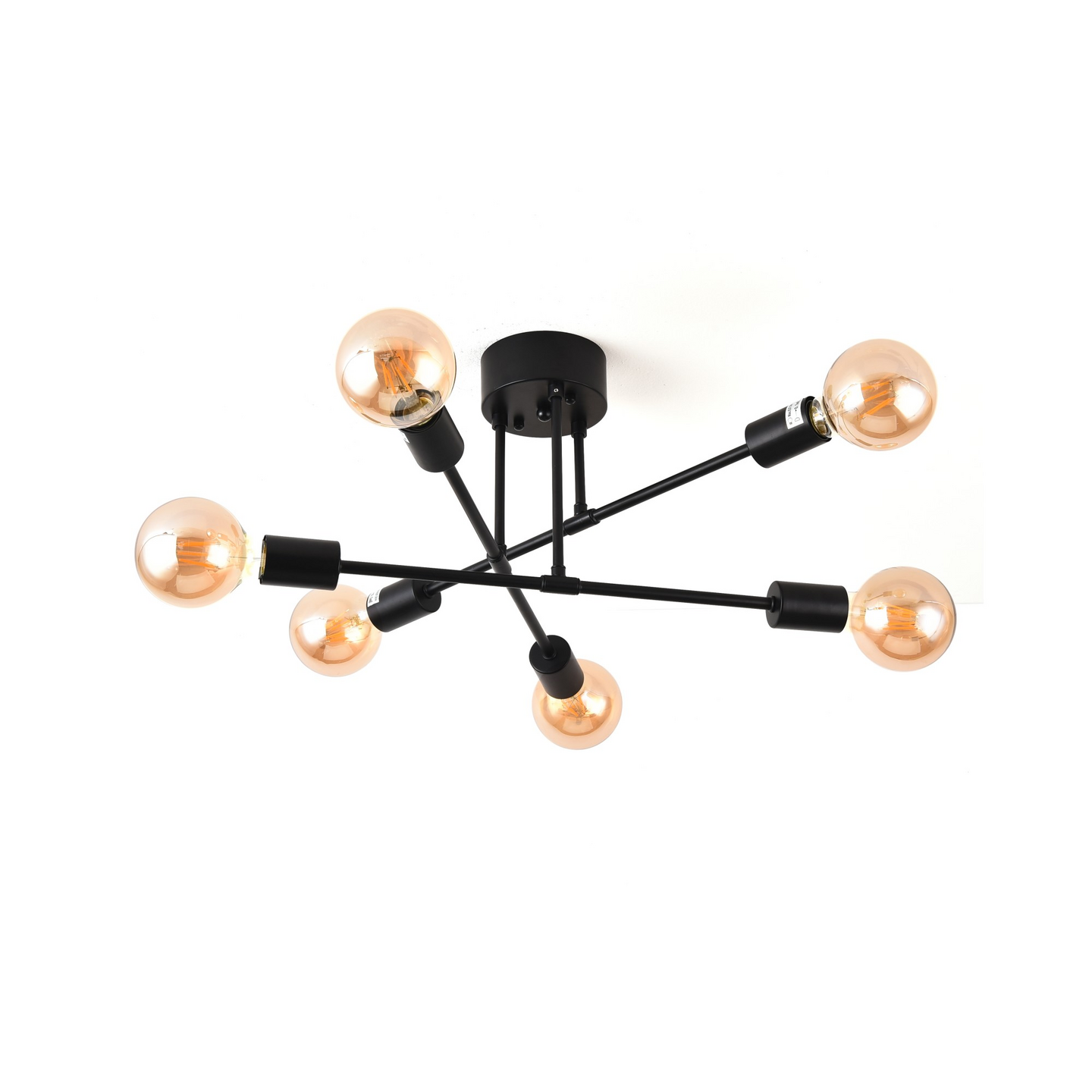 Kattovalaisin FocusLight Marilyn E27 520mm max. 28W musta