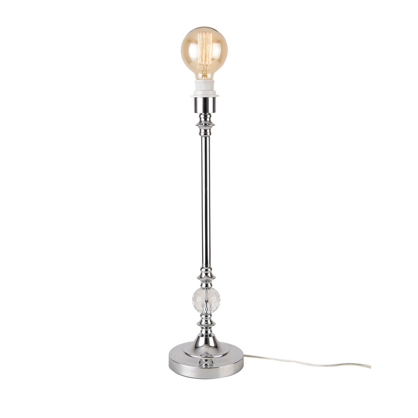 Pöytävalaisinjalka Focuslight Cady 160 mm E27 maks.60W kromi