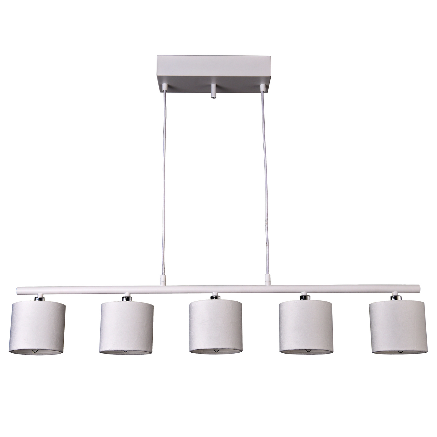 Riippuvalaisin FocusLight Kristy E14 max. 28W valkoinen kromi