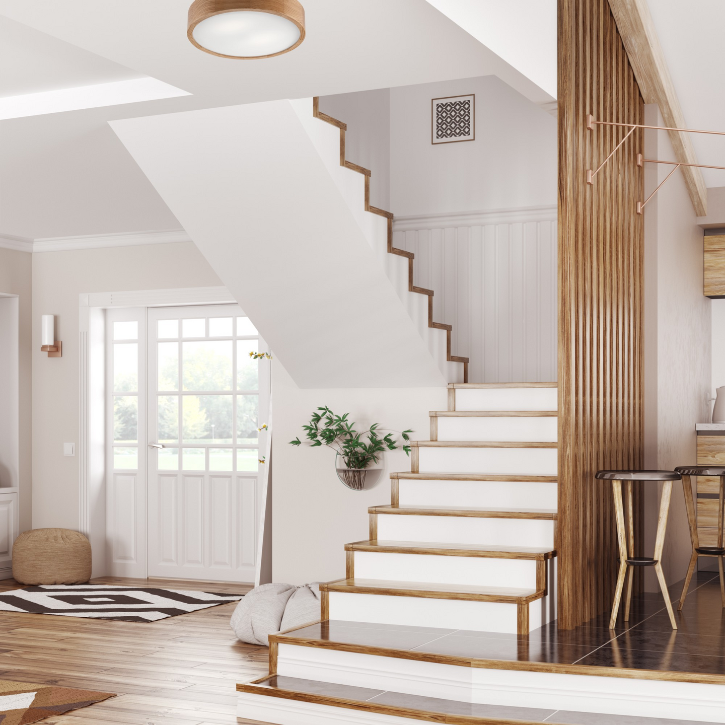 Kattovalaisin FocusLight Jordan 2xE27 370mm tammi