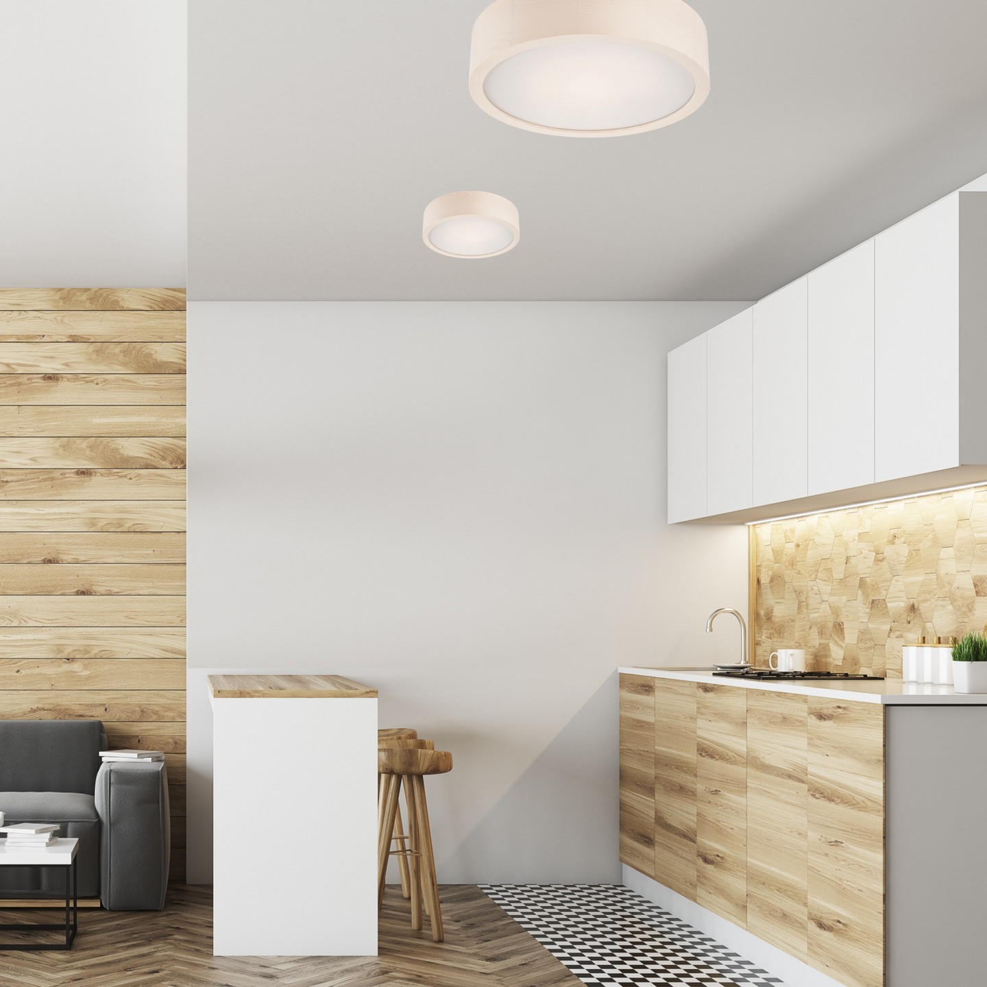 Kattovalaisin FocusLight Jordan E27 270mm valkoinen