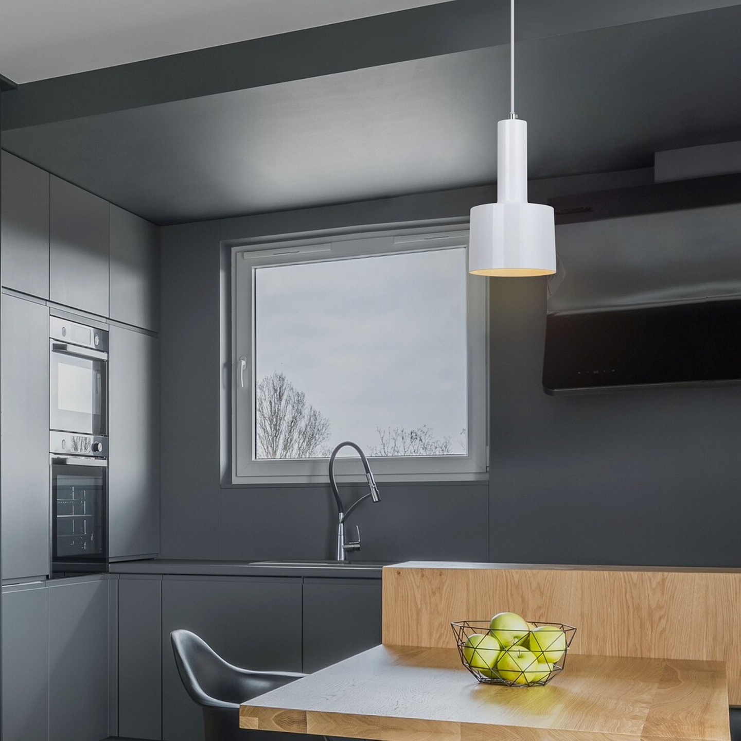 Riippuvalaisin RABALUX ELLIOT 138mm E14 max.25W valkoinen