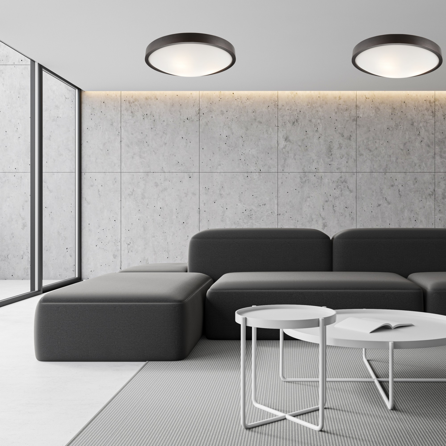 Kattovalaisin FocusLight Luna 3xE27 470mm wenge