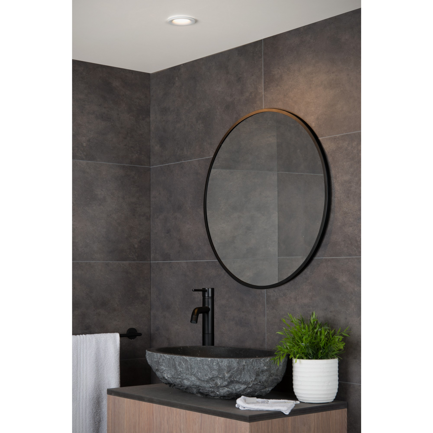 Alasvalo Lucide Ziva 85mm GU10 max.50W IP44 valkoinen