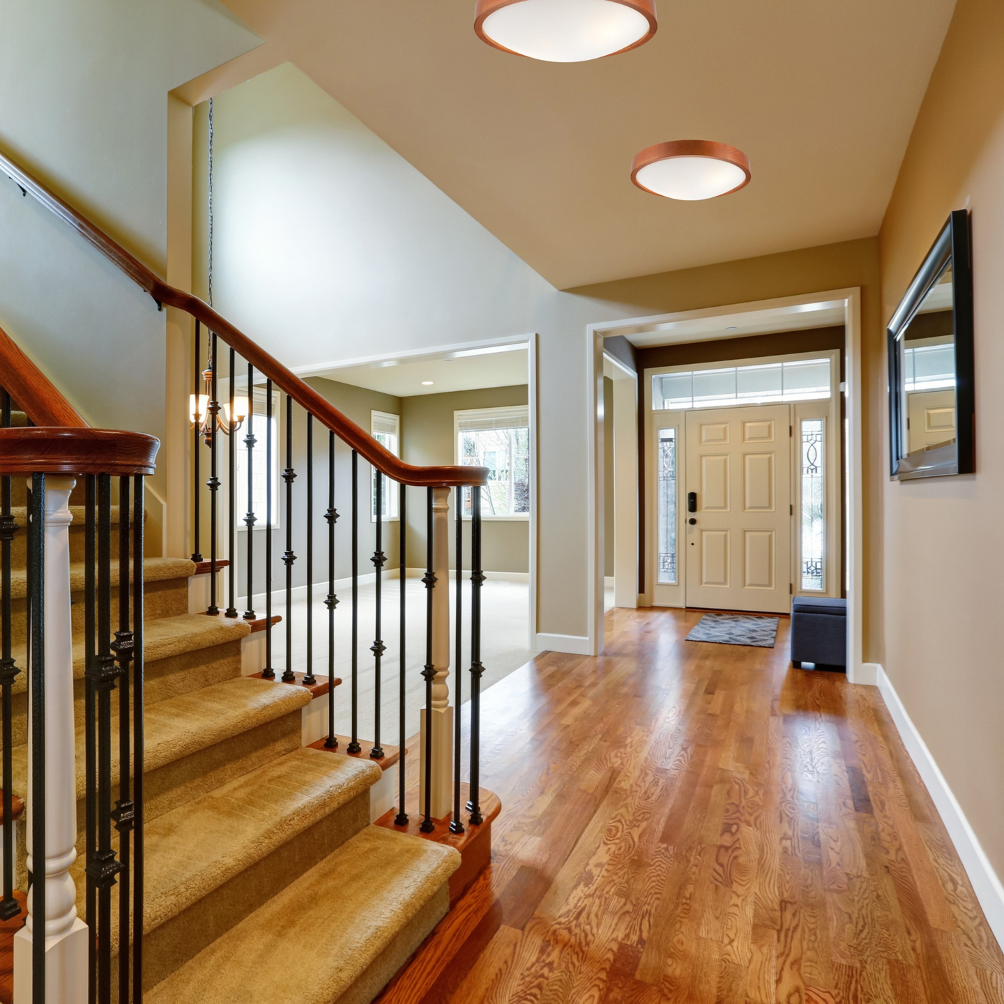 Kattovalaisin FocusLight Luna 2xE27 370mm rustic ruskea