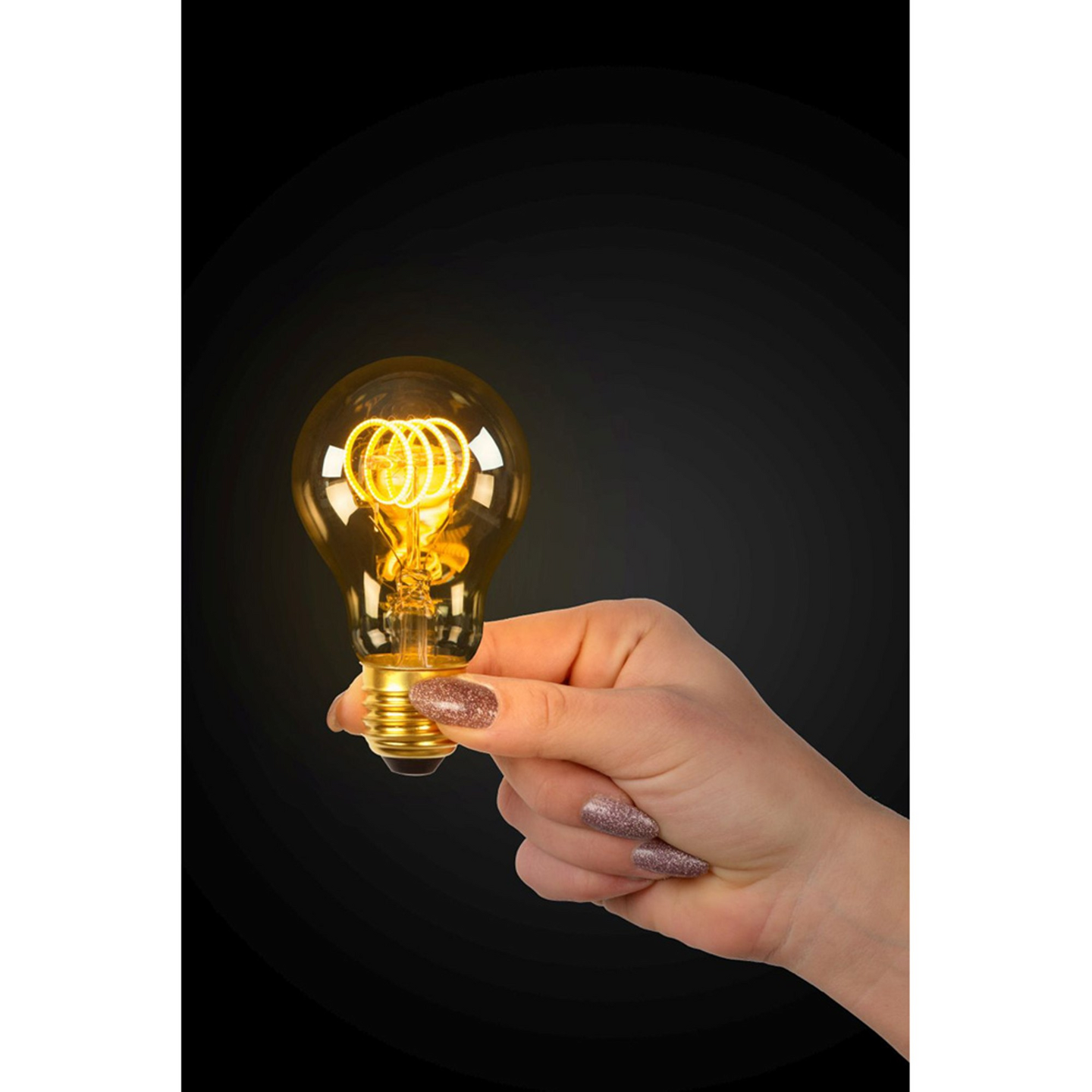 Led-lamppu Lucide 60mm himmennettävä 5W 2200K filamentti amber