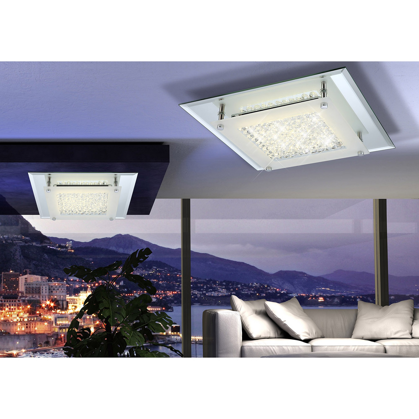 Kattovalaisin Lucide  Globo Liana led 12W kromi