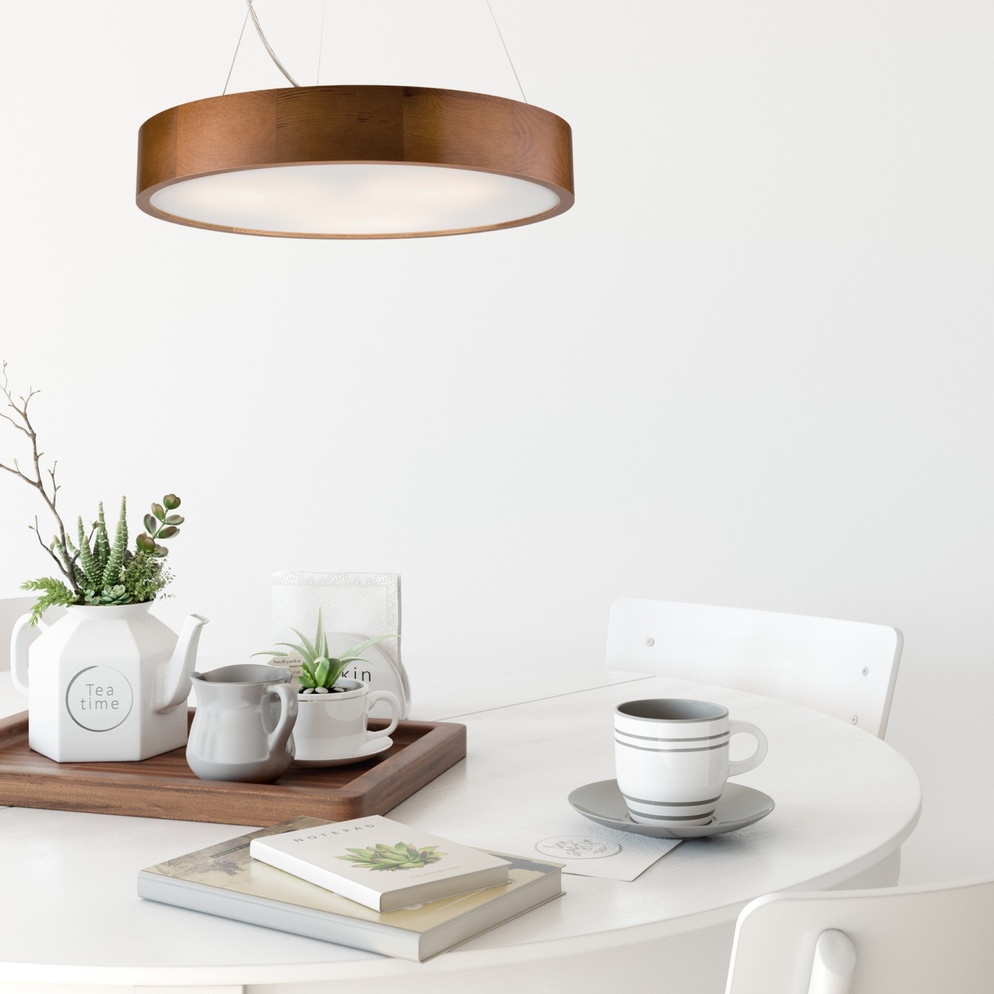 Riippuvalaisin FocusLight Jordan 3xE27 470mm rustic ruskea