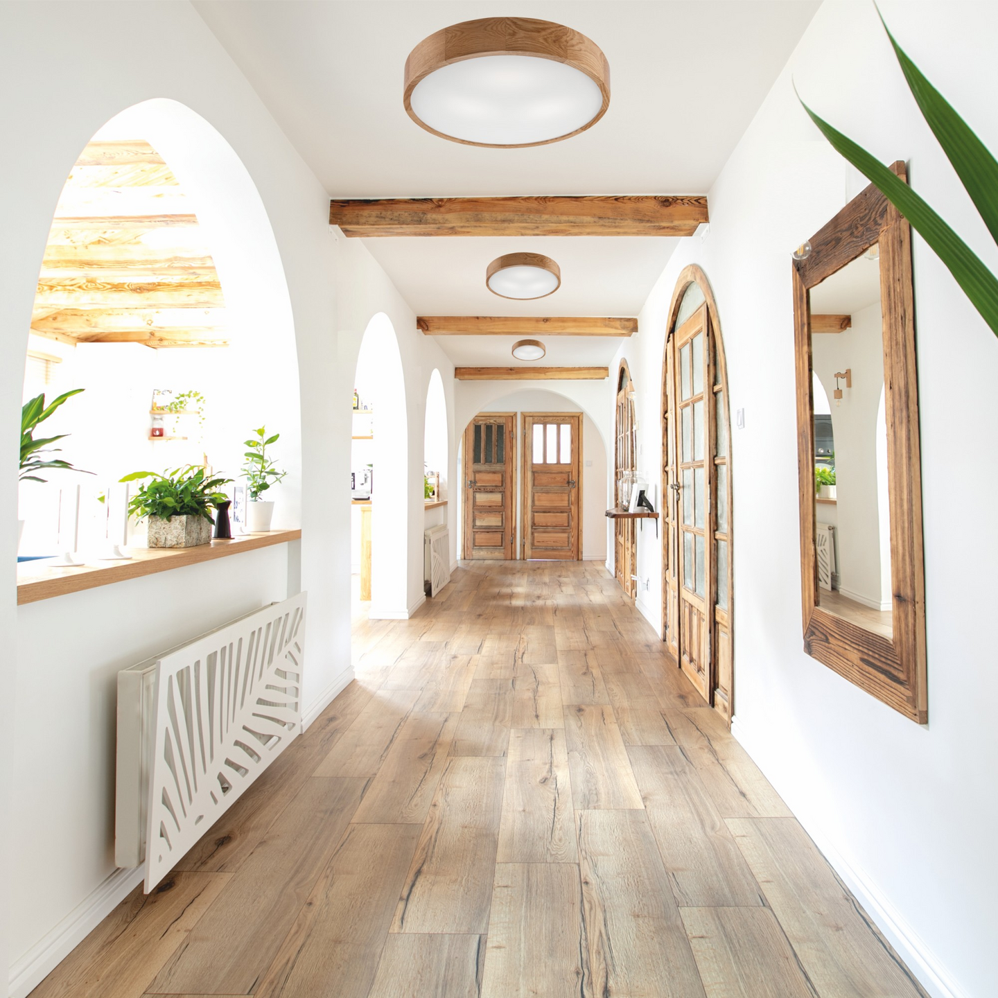 Kattovalaisin FocusLight Jordan 3xE27 470mm tammi