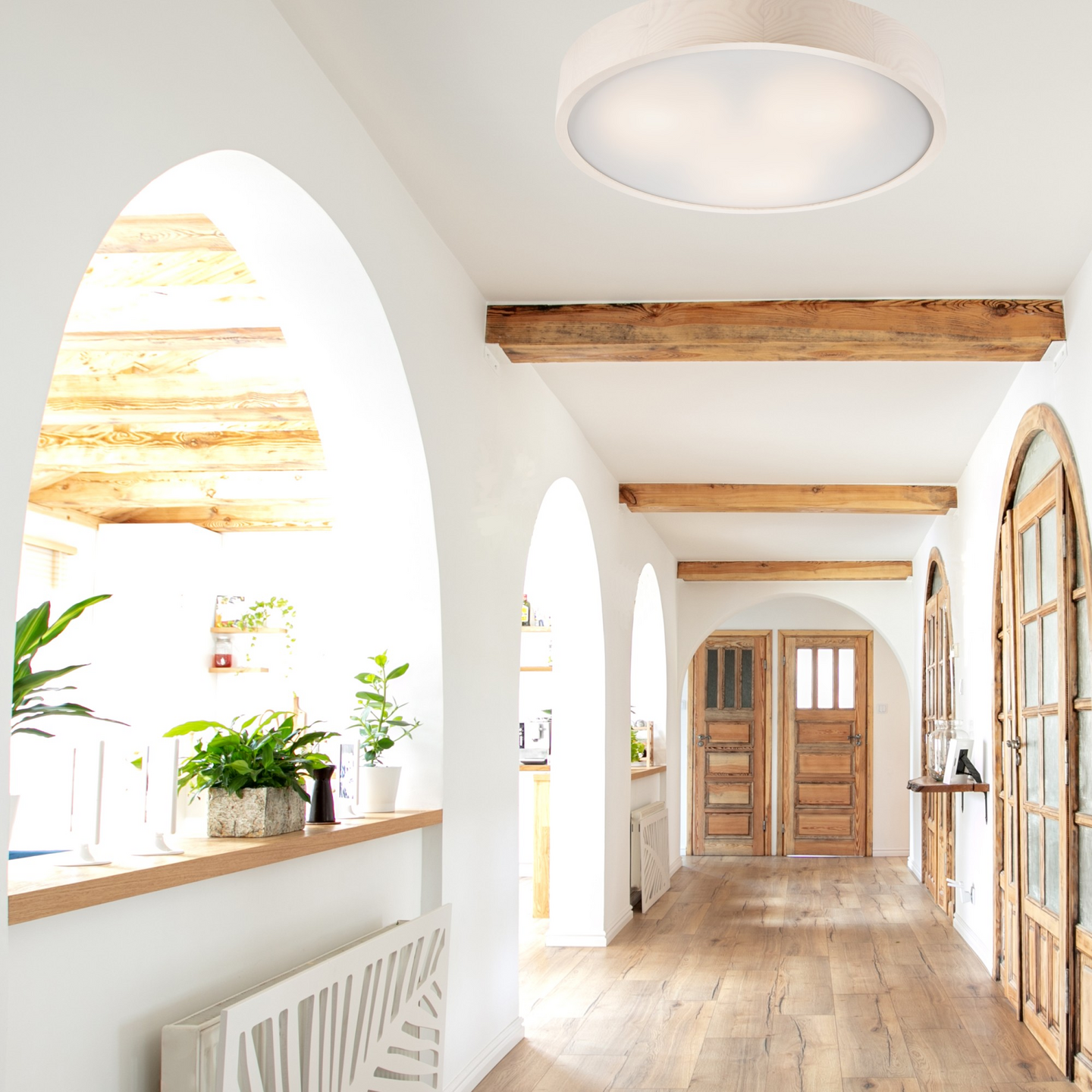 Kattovalaisin FocusLight Jordan 3xE27 470mm valkoinen