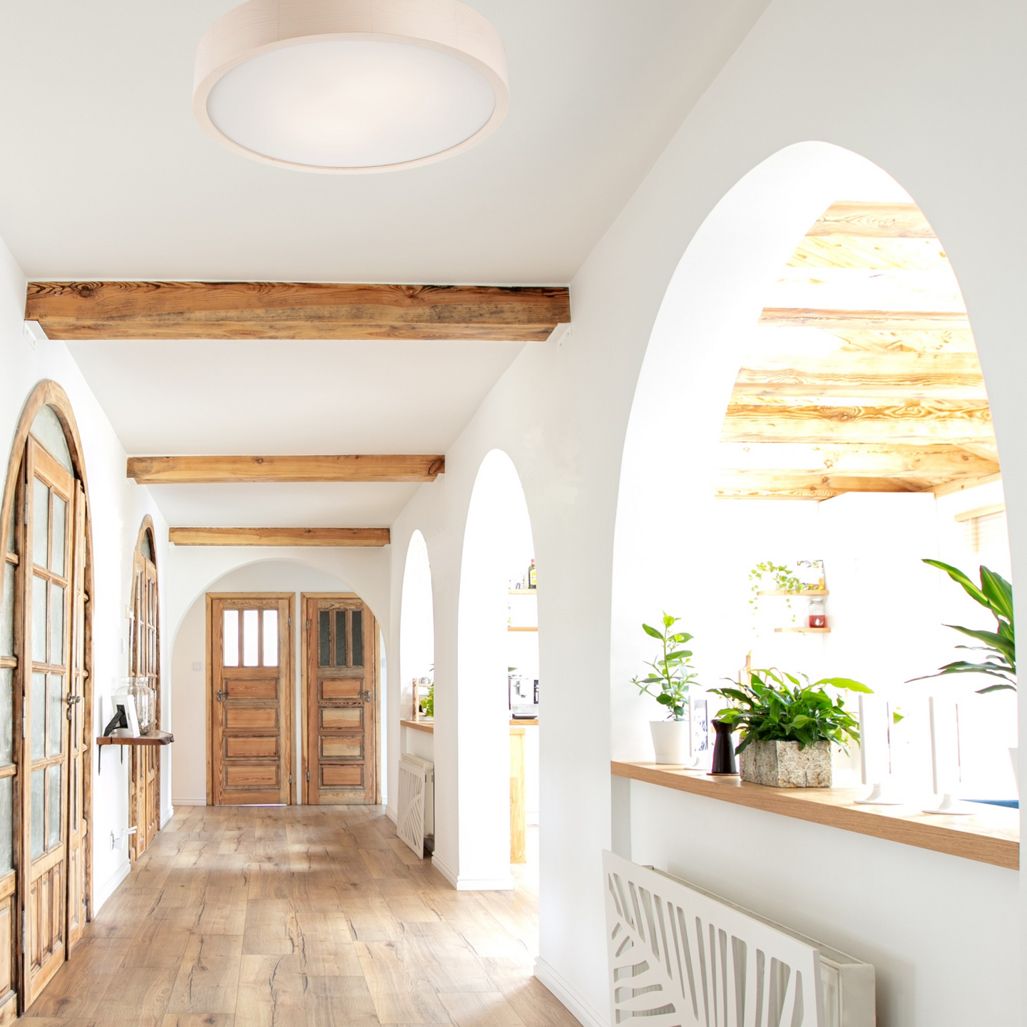 Kattovalaisin FocusLight Jordan 2xE27 370mm valkoinen