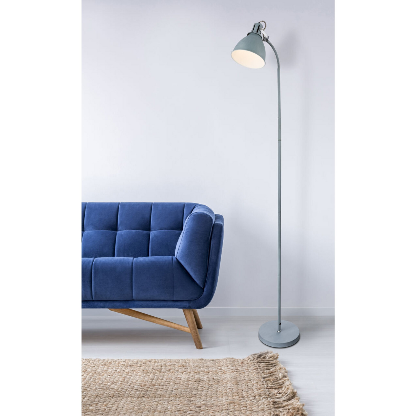 Lattiavalaisin Globo Jonas 145mm E14 max. 40W harmaa