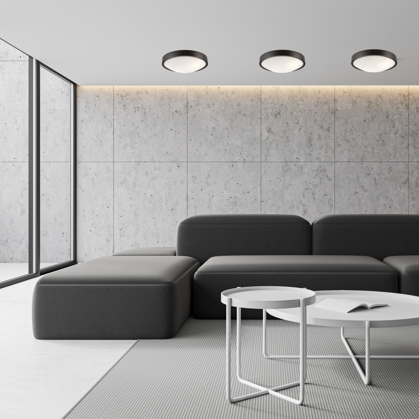 Kattovalaisin FocusLight Luna 2xE27 370mm wenge