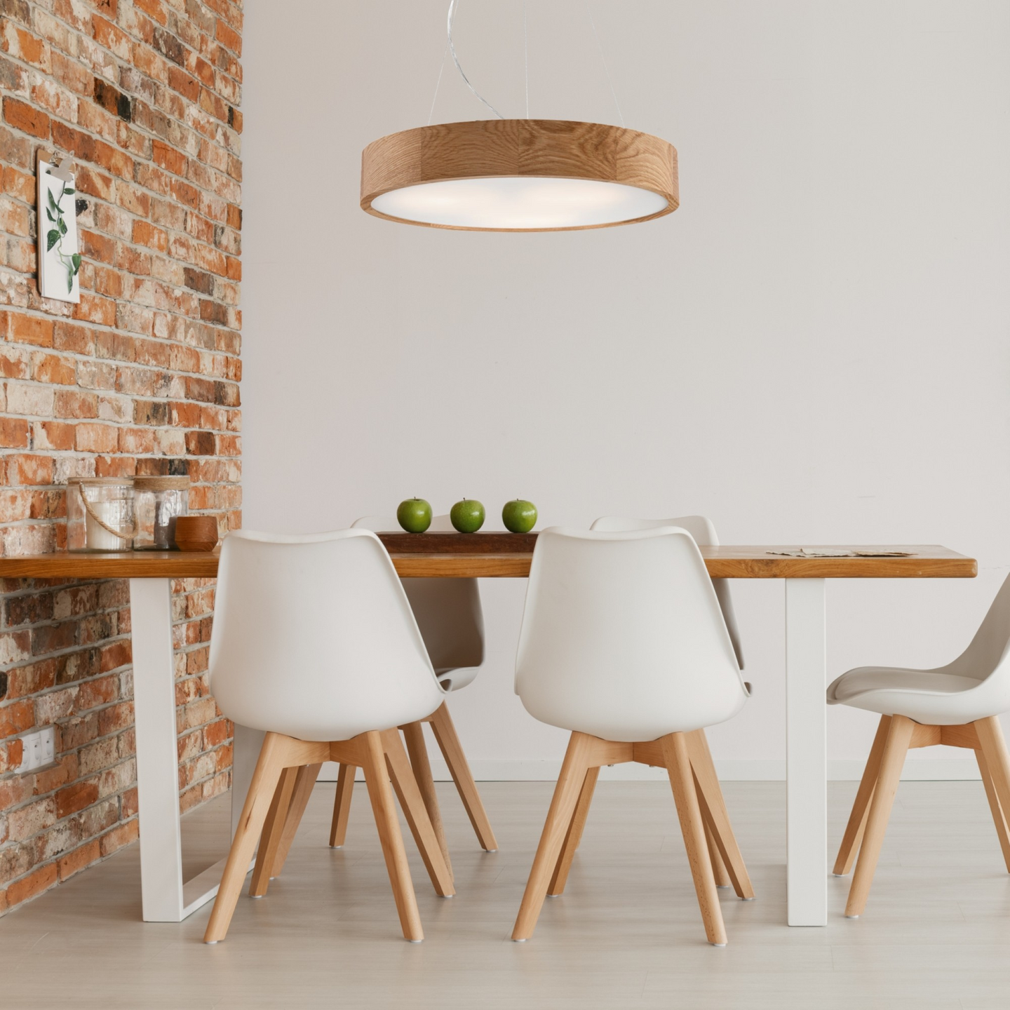 Riippuvalaisin FocusLight Jordan 3xE27 470mm tammi