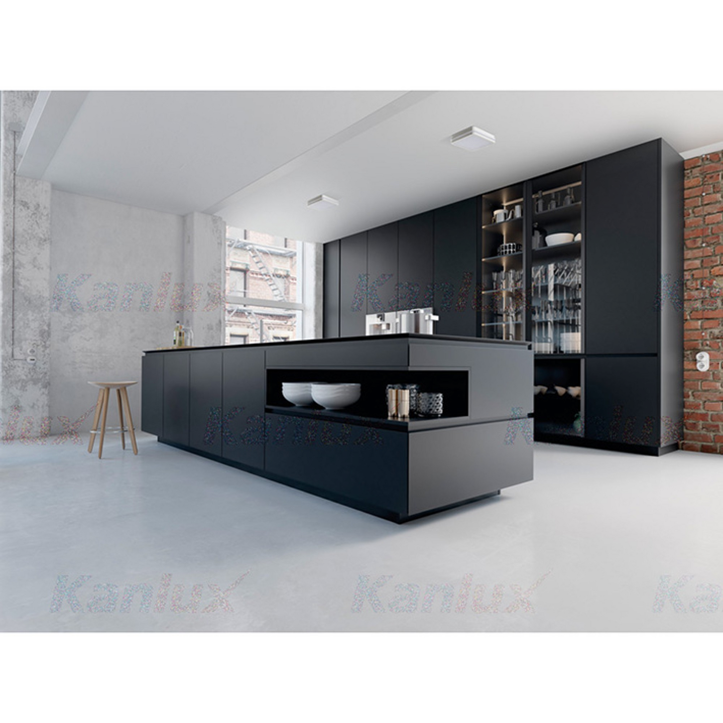 Kattovalaisin Kanlux Beno led 260x260mm 24W IP54 valkoinen