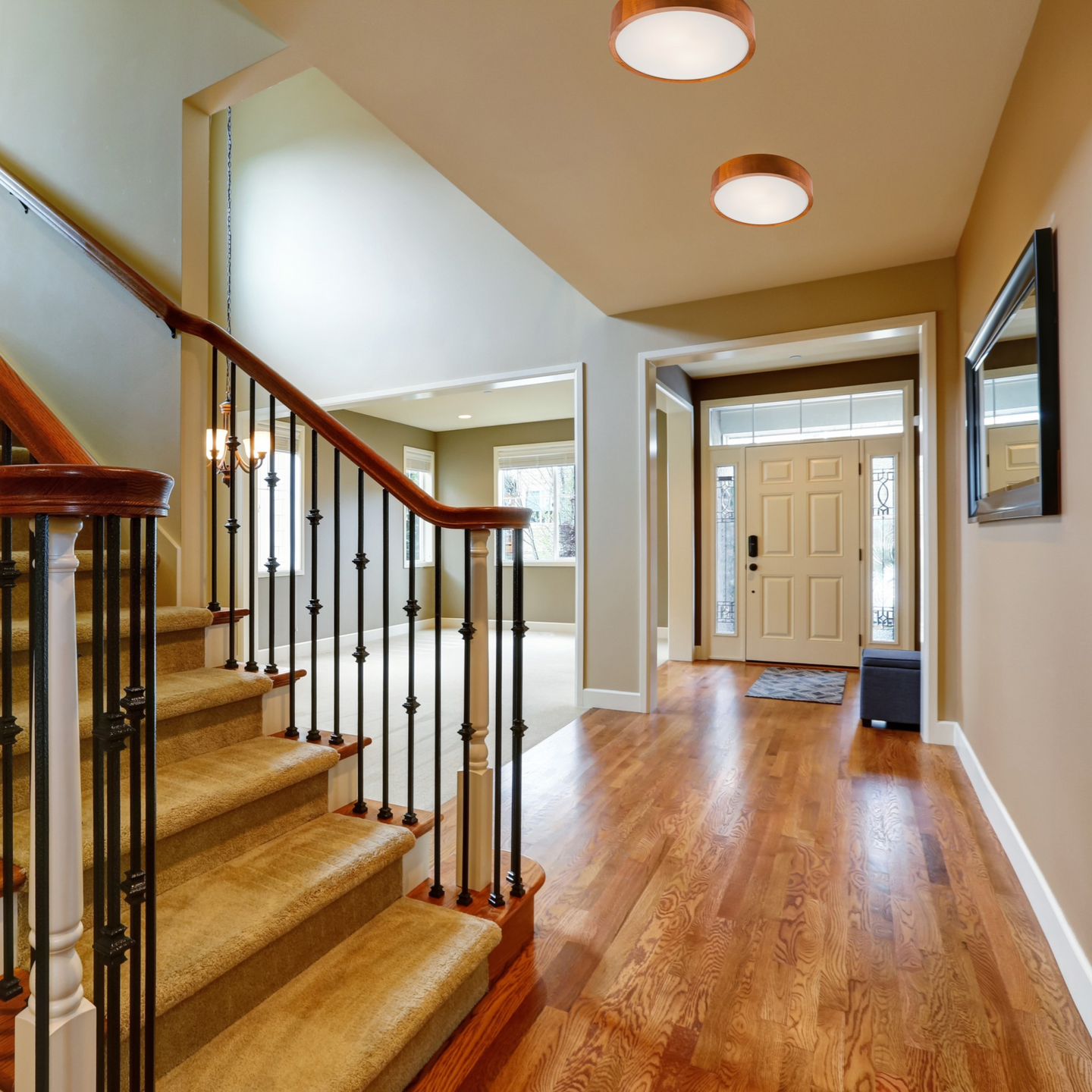 Kattovalaisin FocusLight Jordan 2xE27 370mm rustic ruskea