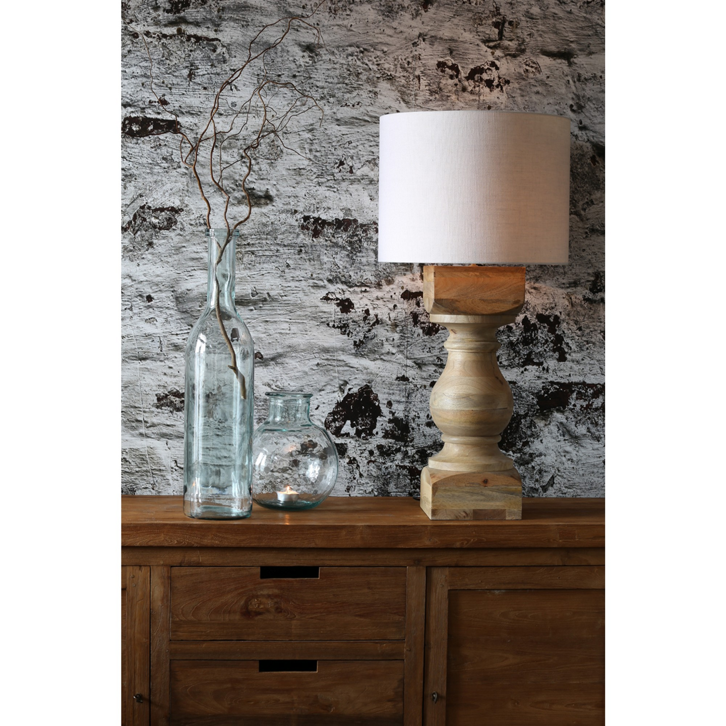 Varjostin Light&Living Livigno 300mm valkoinen