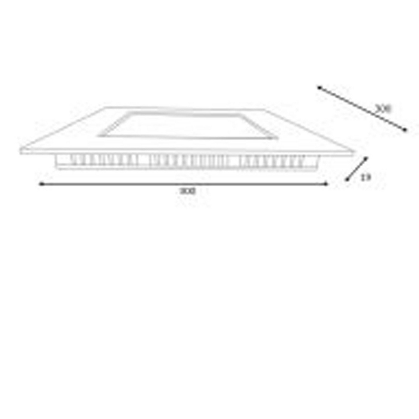 Alasvalo Lucide Brice 30W valkoinen