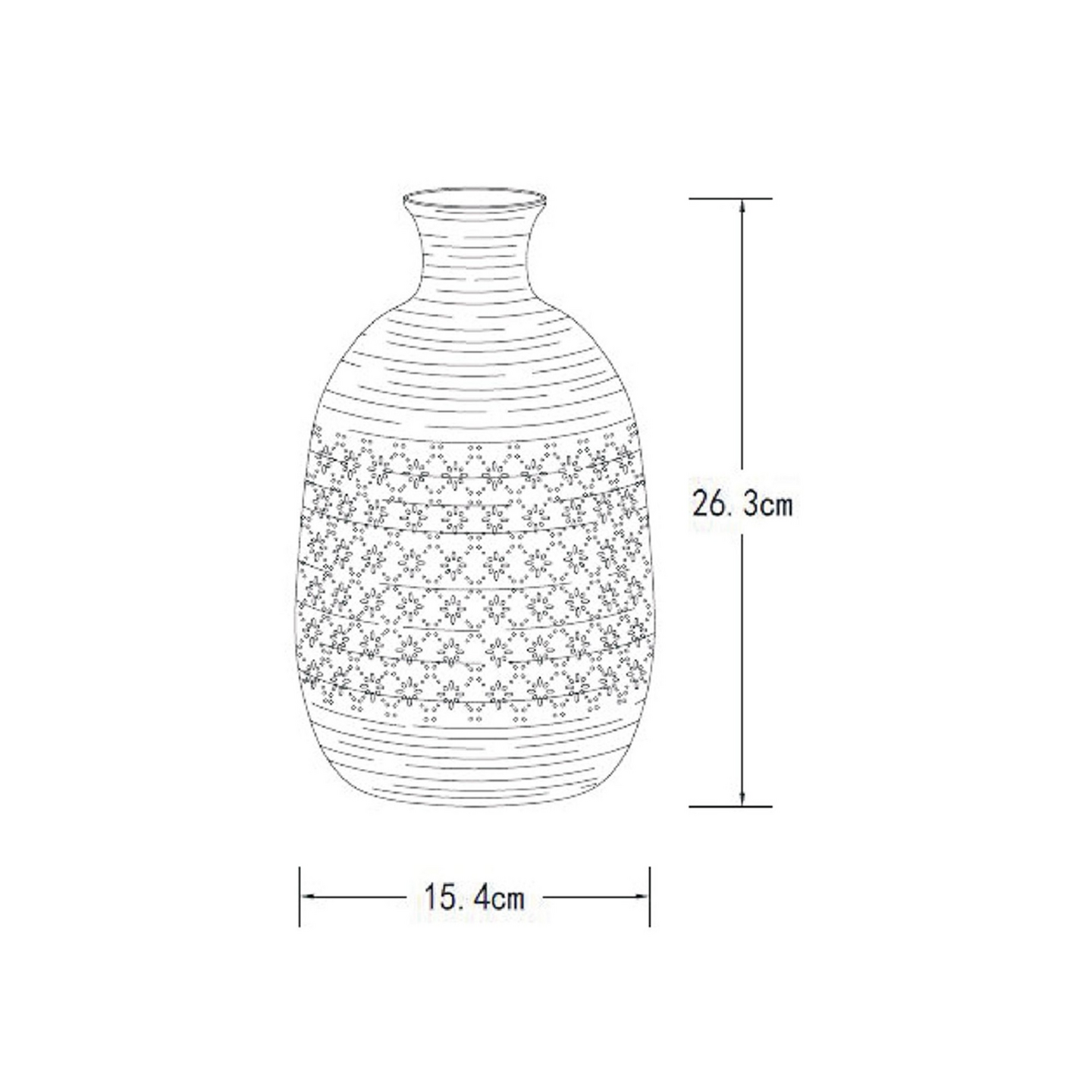 Pöytävalaisin Lucide Tiesse keski 156mm E14 maks.40W valkoinen