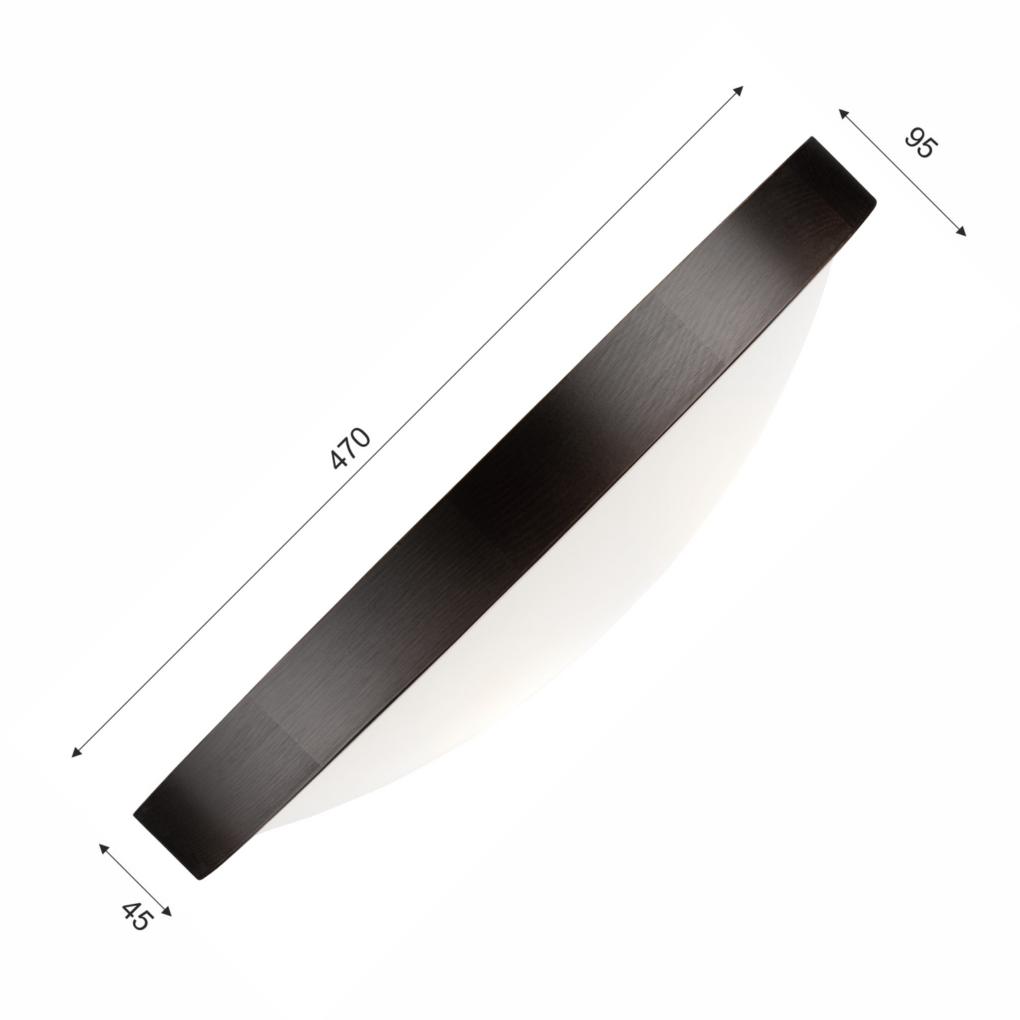 Kattovalaisin FocusLight Luna 3xE27 470mm wenge