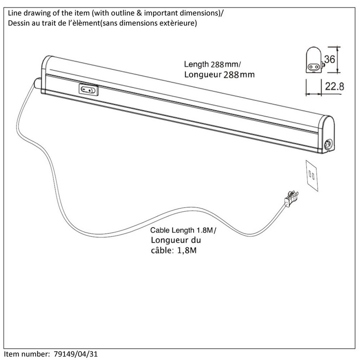 Työpistevalaisin Lucide Kinnled 4W valkoinen