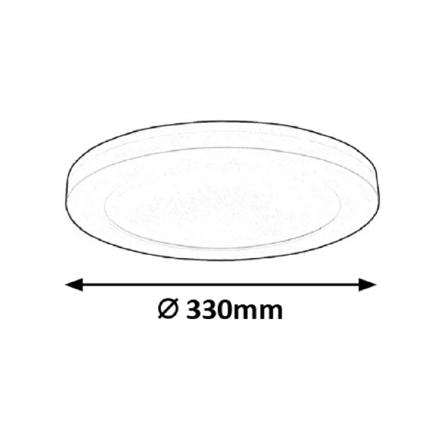 Alasvalo Rabalux Sonnet led 330mm 30W valkoinen