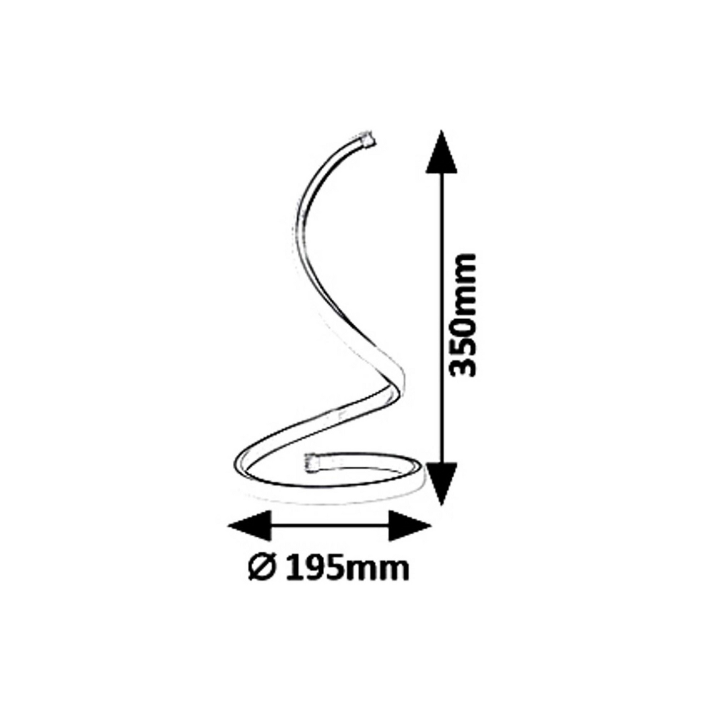Pöytävalaisin Rabalux Anais led 4,8W 4000K kulta