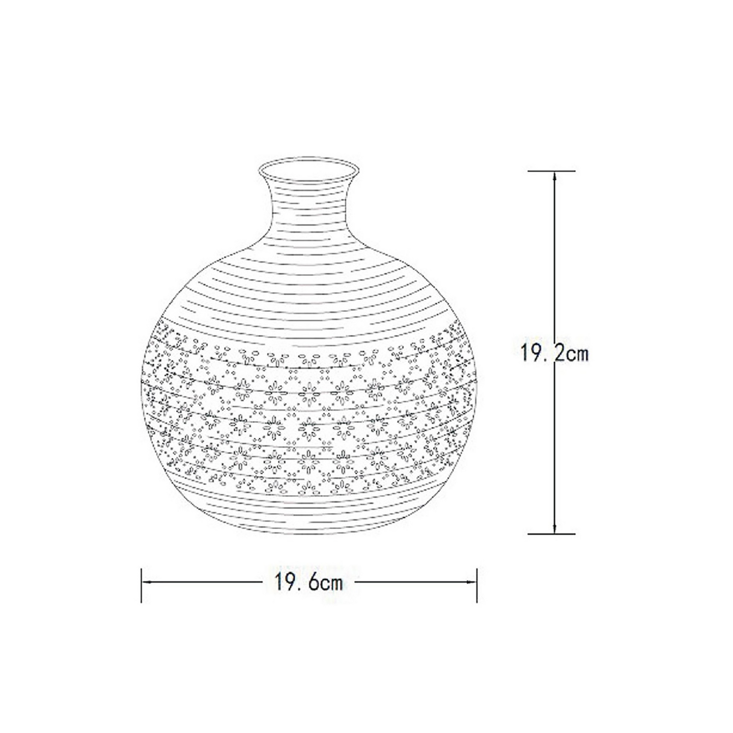 Pöytävalaisin Lucide Tiesse pieni 196mm E14 maks.40W valkoinen