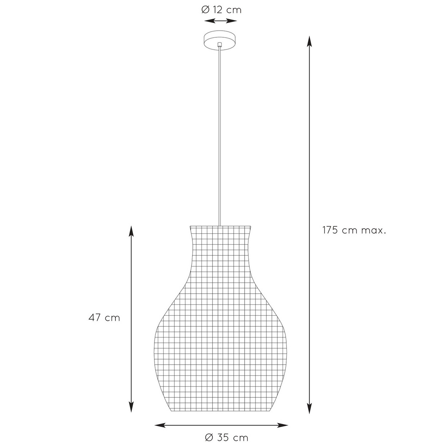 Riippuvalaisin Lucide ALBAN 350mm E27 maks.60W vaalea puu