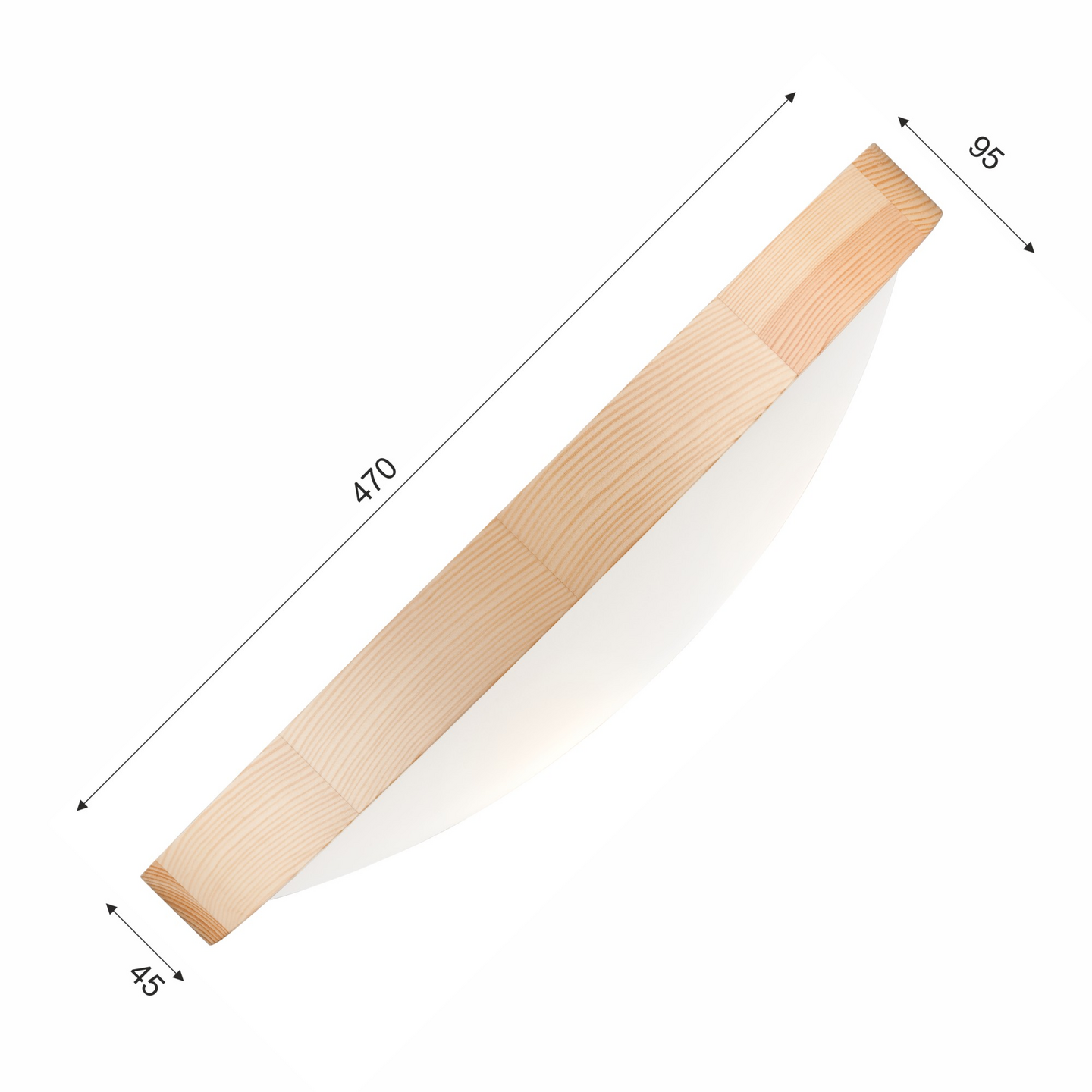 Kattovalaisin FocusLight Luna 3xE27 470mm mänty
