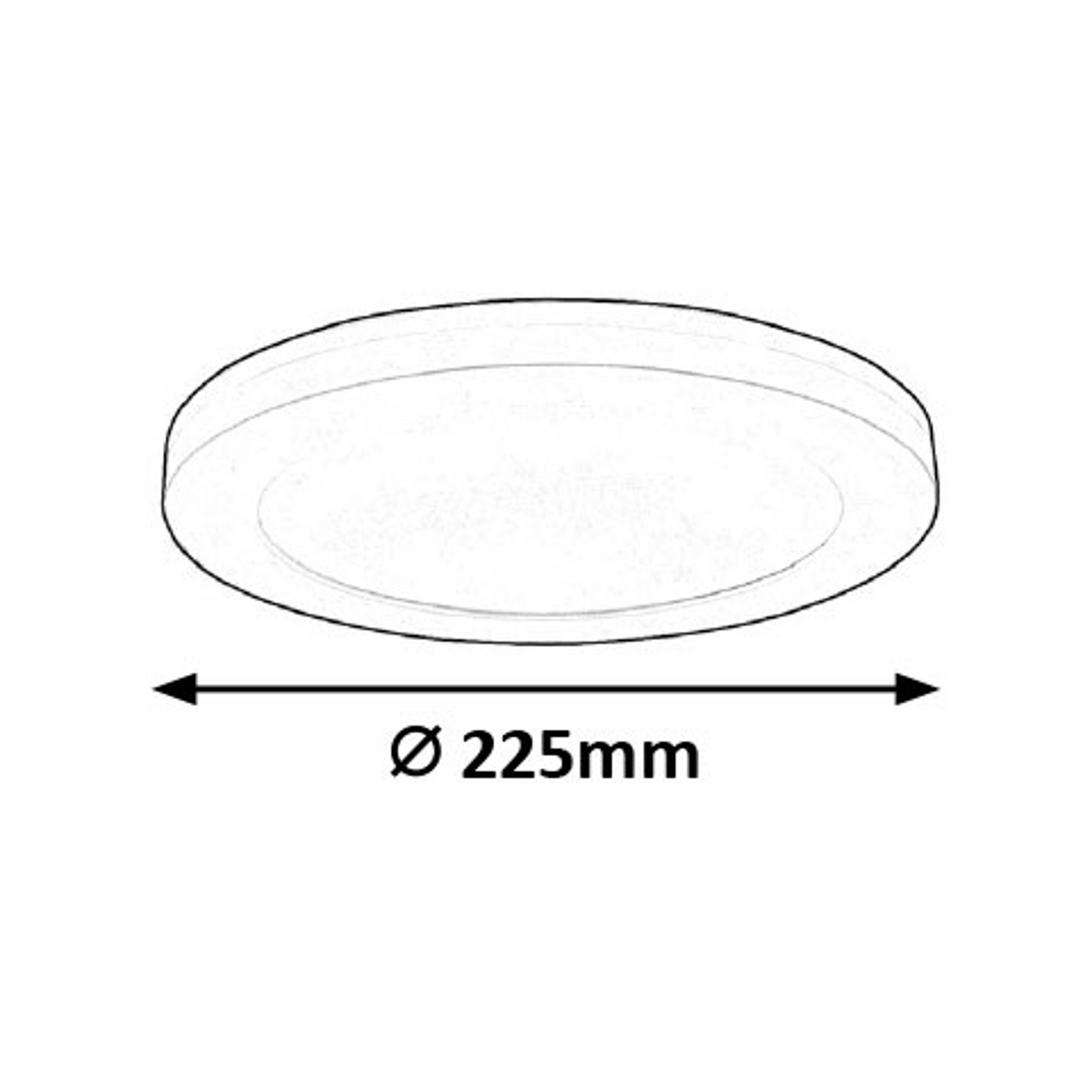 Alasvalo Rabalux Sonnet led 225mm 18W valkoinen