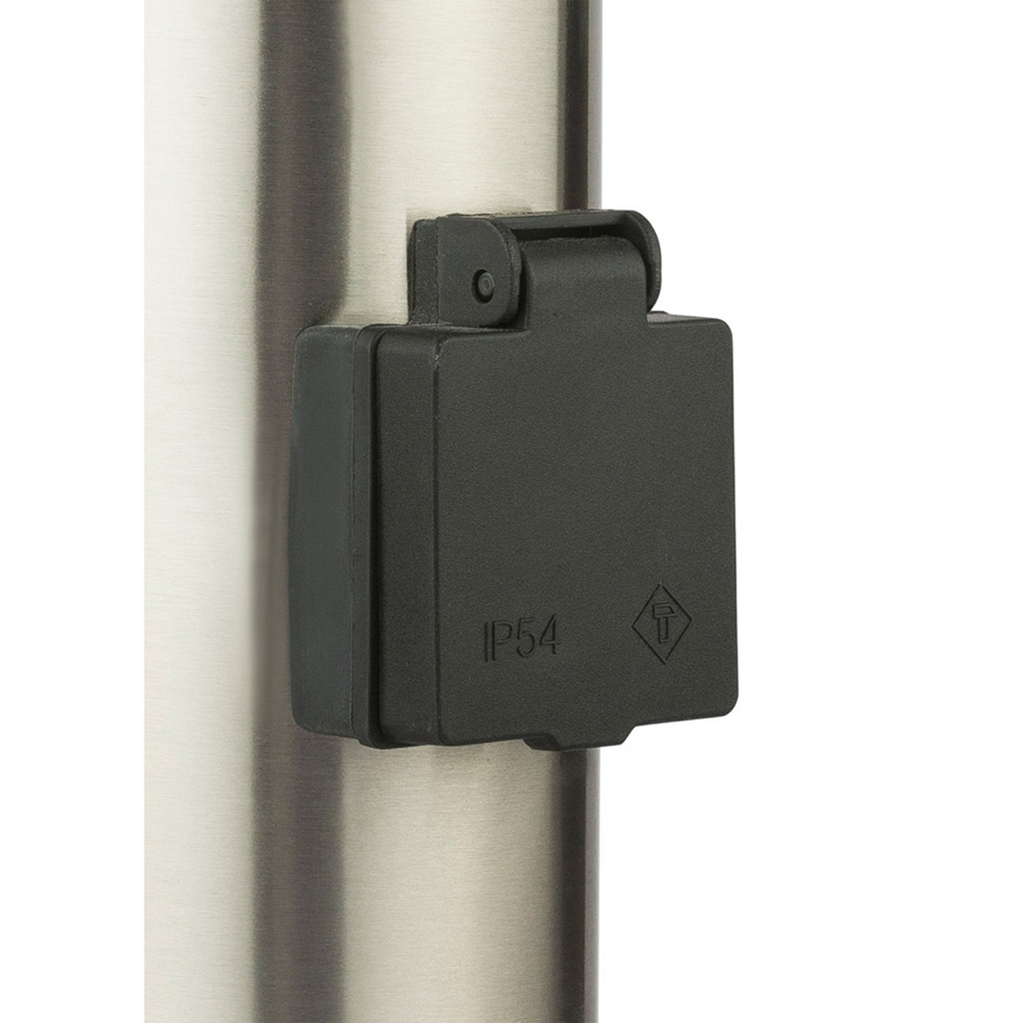 Ulkopylväsvalaisin Globo Boston 131mm E27 max. 60W ruostumaton teräs