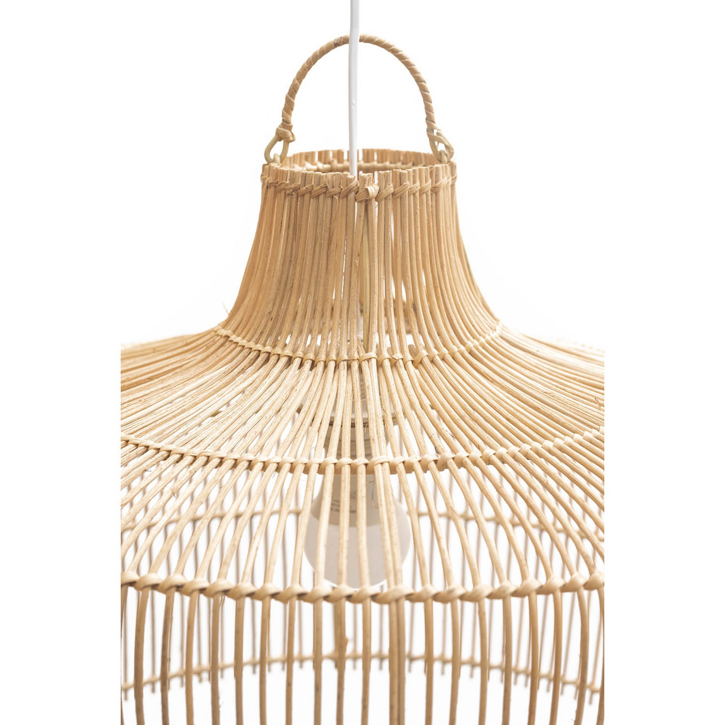 Riippuvalaisin FocusLight Akuna E27 500mm max. 60W luonnonrottinki