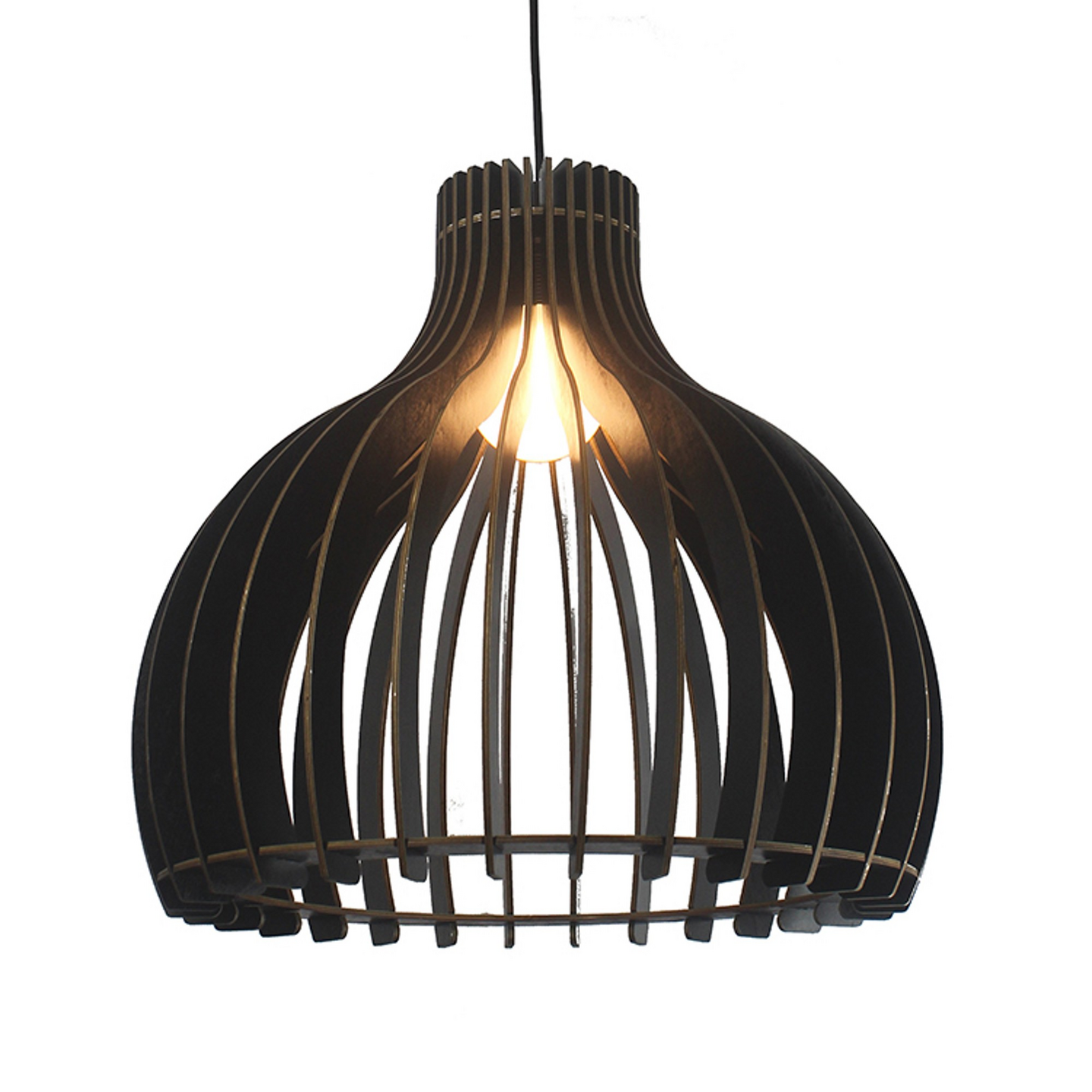 Riippuvalaisin FocusLight Orsa 430mm E27 max. 60W musta