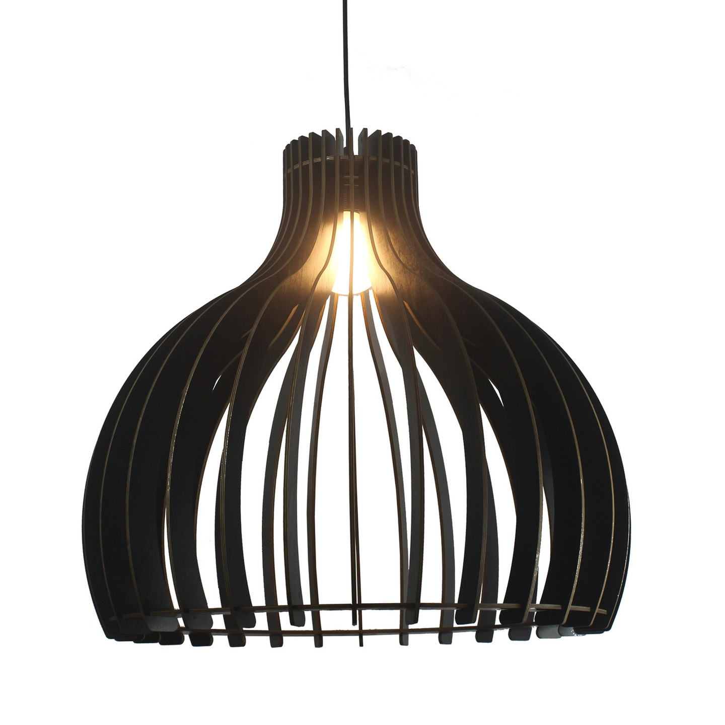 Riippuvalaisin Focuslight Orsa 560mm E27 maks.60W musta