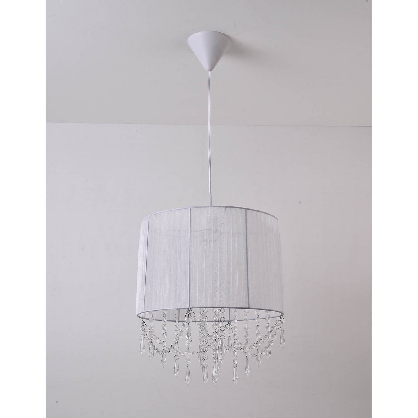 Riippuvalaisin FocusLight Malin E27 370mm max. 60W valkoinen