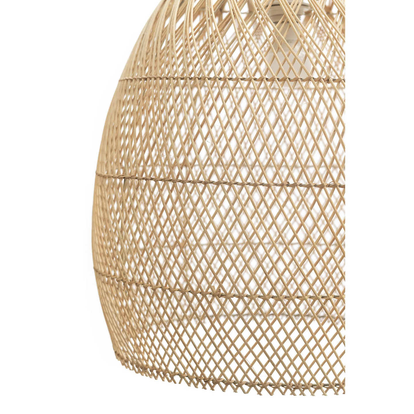 Riippuvalaisin FocusLight Rongi E27 500mm max. 60W luonnonrottinki