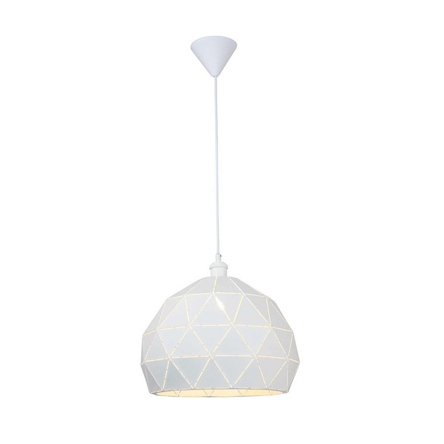 Riippuvalaisin FocusLight Otona 380mm E27 max. 60W valkoinen