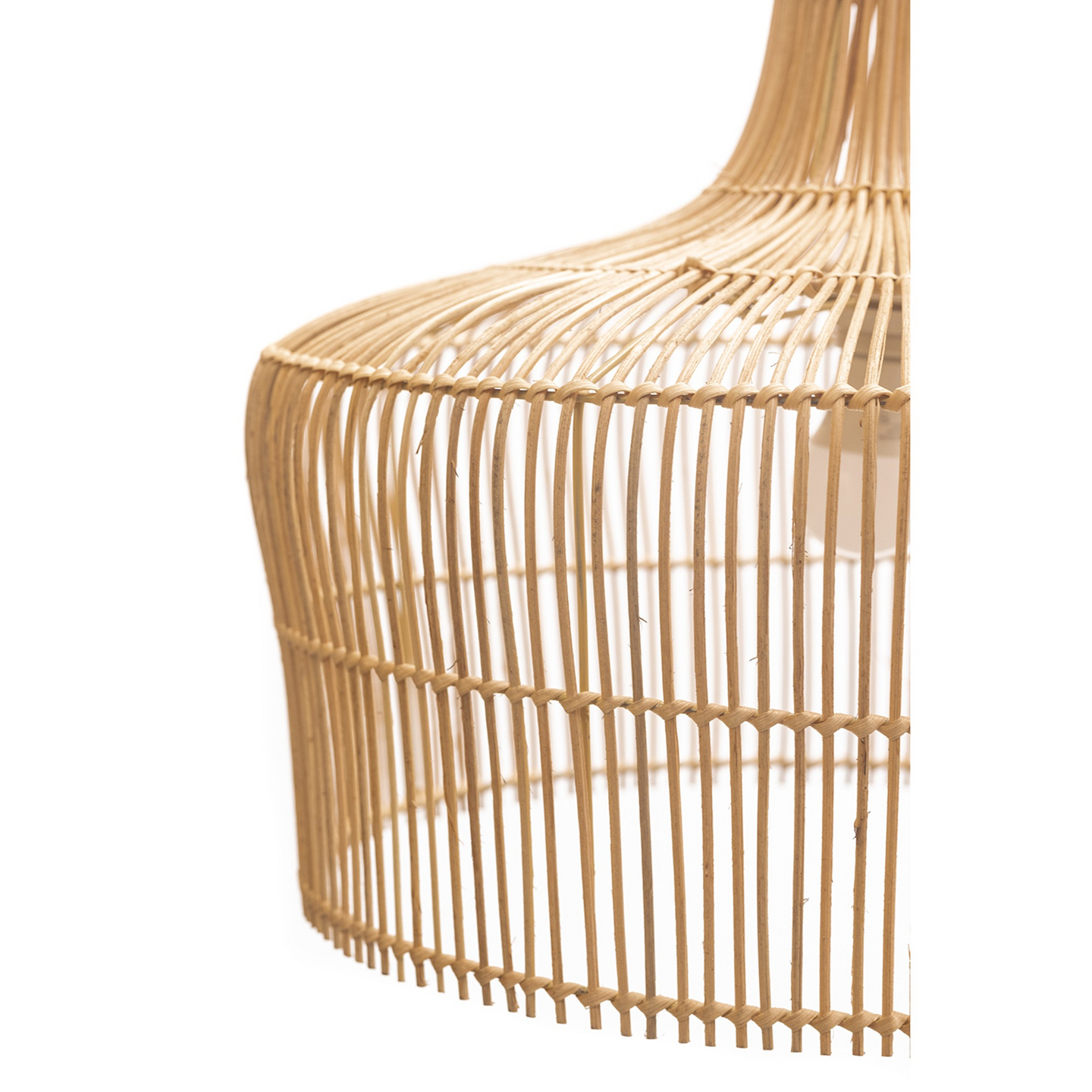 Riippuvalaisin FocusLight Akuna E27 400mm max. 60W luonnonrottinki