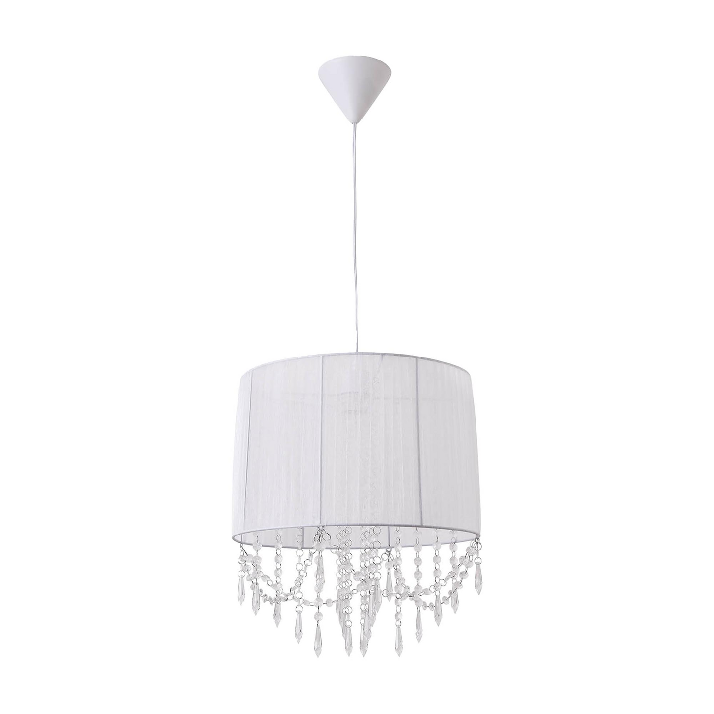 Riippuvalaisin FocusLight Malin E27 370mm max. 60W valkoinen